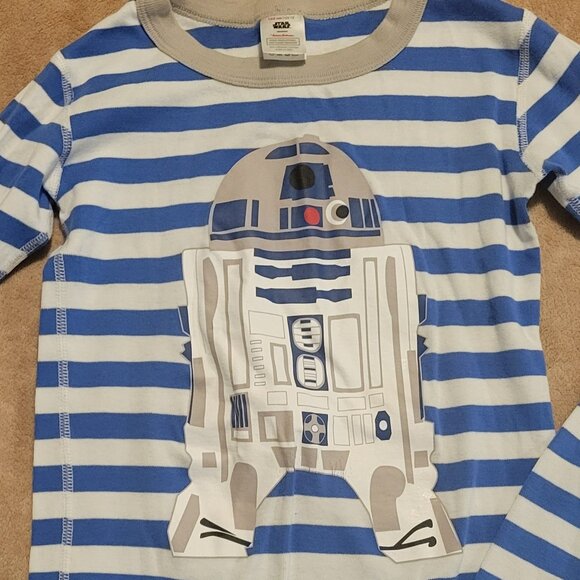 HANNA ANDERSSON Star Wars R2D2 Long John Pajama Set - 150 cm or 12 (PRE-LOVED) - Picture 3 of 9